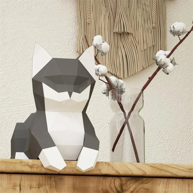 DIY 3D Paper Papercraft Kit – UrbanFolds Papercraft Kit – DIY papercraft kit, detail