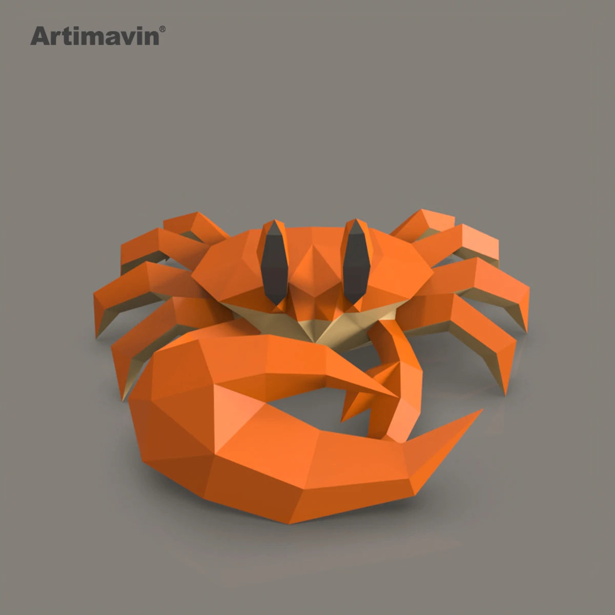 DIY 3D Paper Papercraft Kit – UrbanFolds Papercraft Kit – DIY papercraft kit, angle view