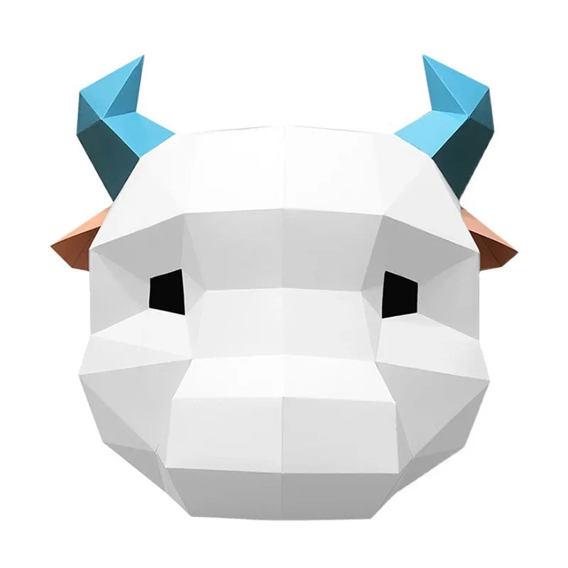 DIY 3D Paper Papercraft Kit – UrbanFolds Papercraft Kit – DIY papercraft kit, front view