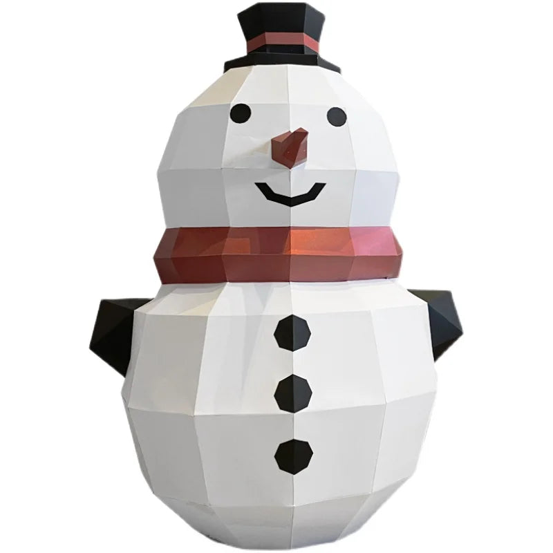 DIY 3D Paper Papercraft Kit – UrbanFolds Papercraft Kit – DIY papercraft kit, front view