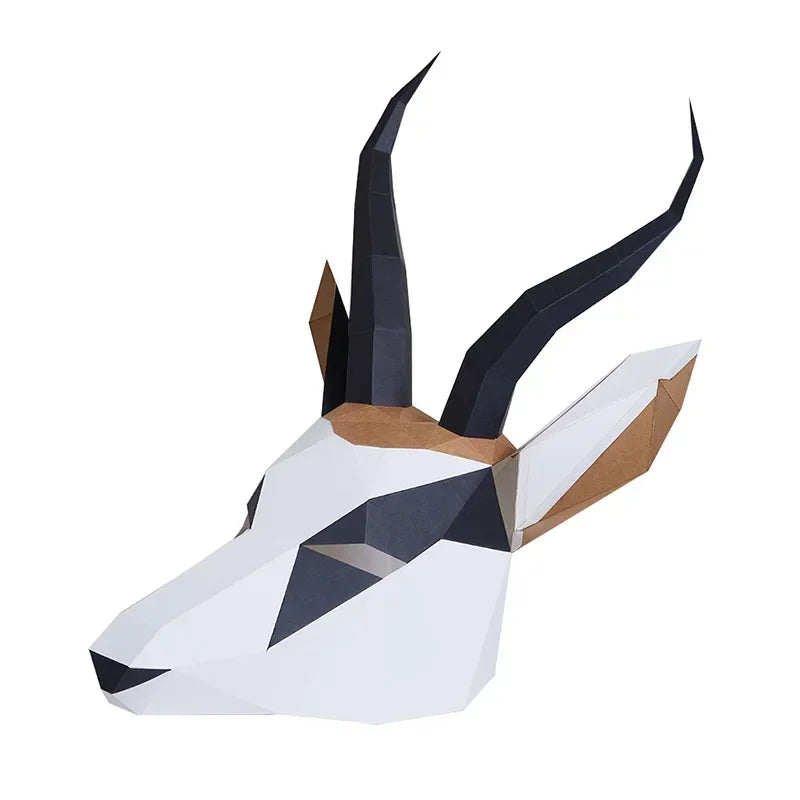 DIY 3D Paper Papercraft Kit – UrbanFolds Papercraft Kit – DIY papercraft kit, front view