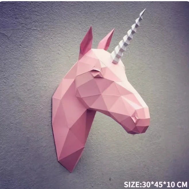 DIY 3D Paper Papercraft Kit – UrbanFolds Papercraft Kit – DIY papercraft kit, front view