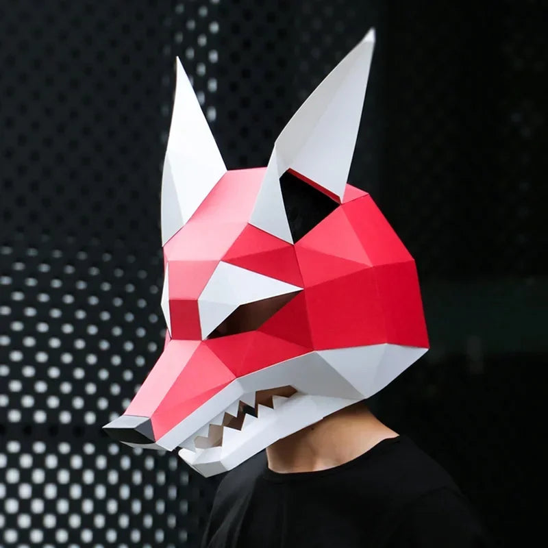 DIY 3D Paper Papercraft Kit – UrbanFolds Papercraft Kit – DIY papercraft kit, in use