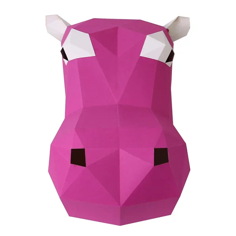 DIY 3D Paper Papercraft Kit – UrbanFolds Papercraft Kit – DIY papercraft kit, in use