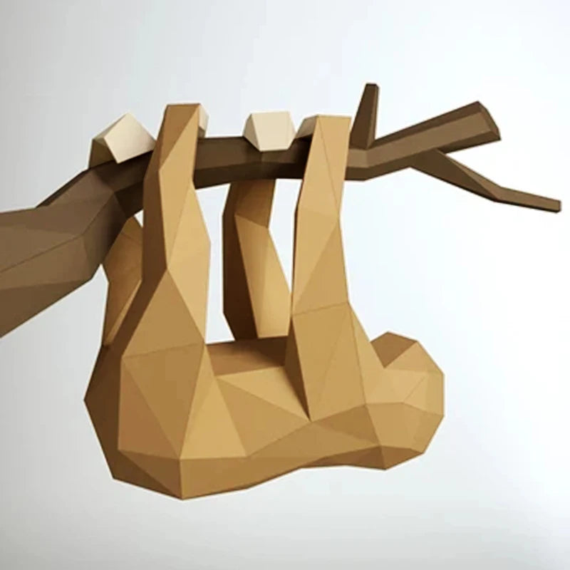 DIY 3D Paper Papercraft Kit – UrbanFolds Papercraft Kit – DIY papercraft kit, in use