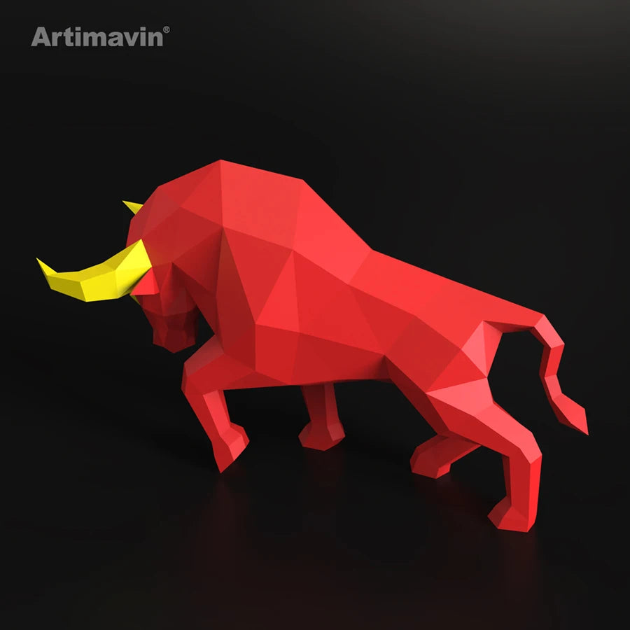DIY 3D Paper Papercraft Kit – UrbanFolds Papercraft Kit – DIY papercraft kit, in use