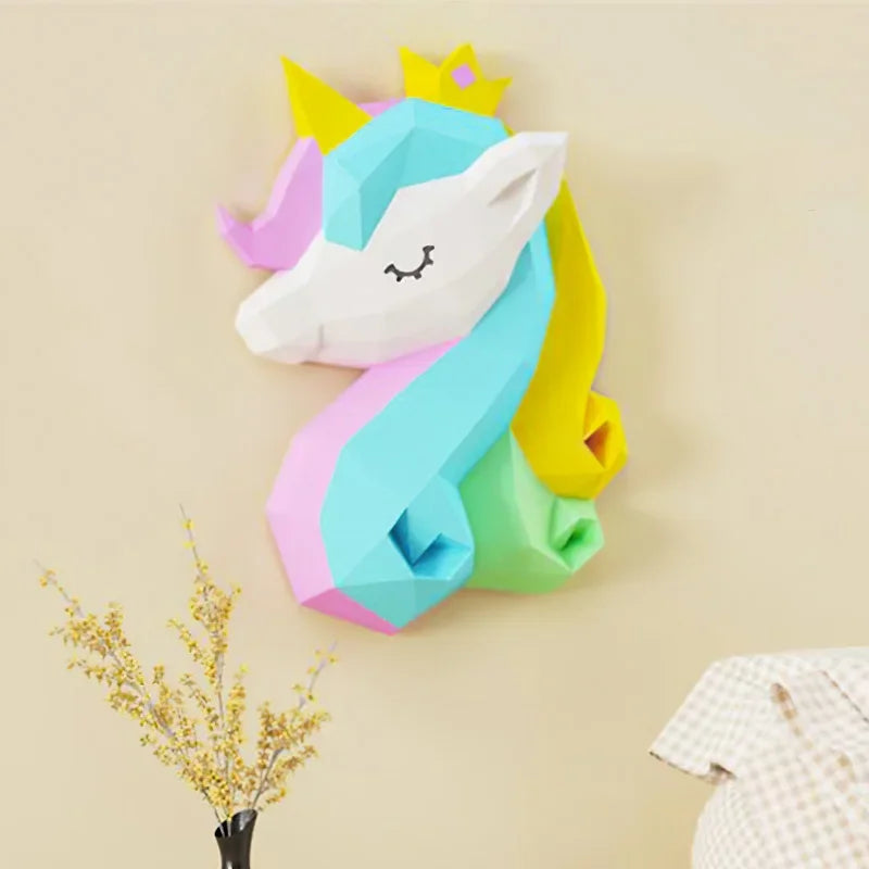 DIY 3D Paper Papercraft Kit – UrbanFolds Papercraft Kit – DIY papercraft kit, angle view