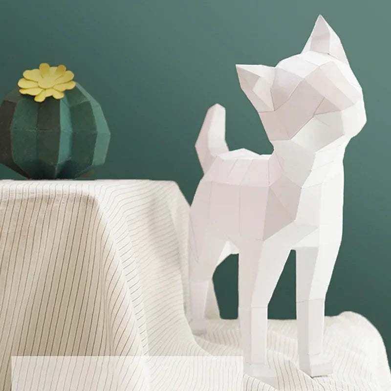 DIY 3D Paper Papercraft Kit – UrbanFolds Papercraft Kit – DIY papercraft kit, package contents