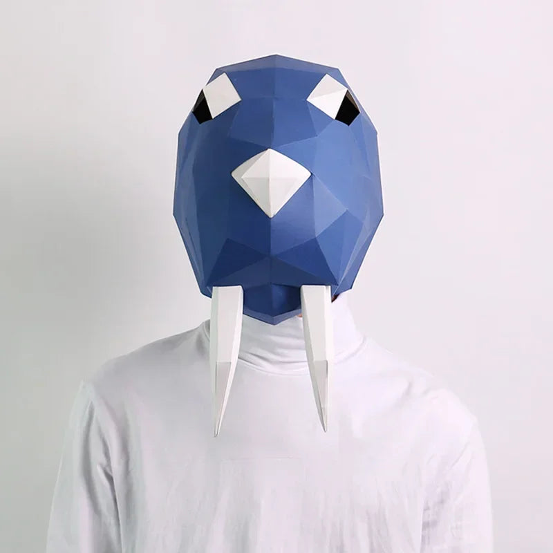 DIY 3D Paper Papercraft Kit – UrbanFolds Papercraft Kit – DIY papercraft kit, front view