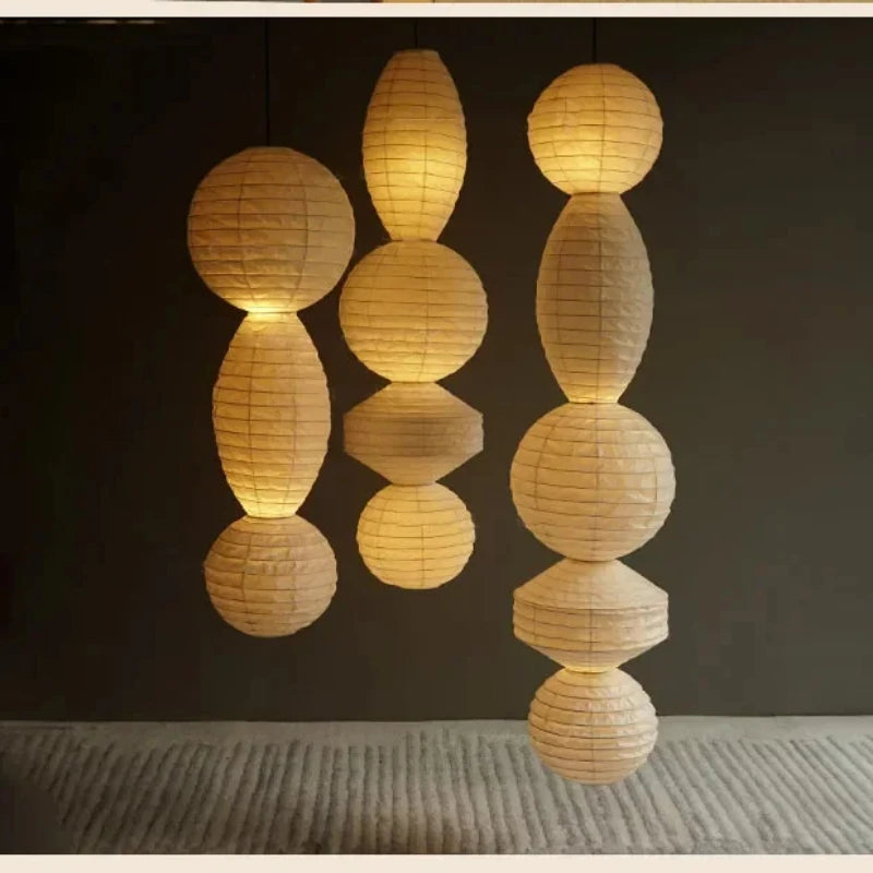 Modern Paper Modern Modern Japanese Style – Warm, Modern & Eco-Friendly Lighting – Folded – Folded – DIY Folded Lamp Shade...