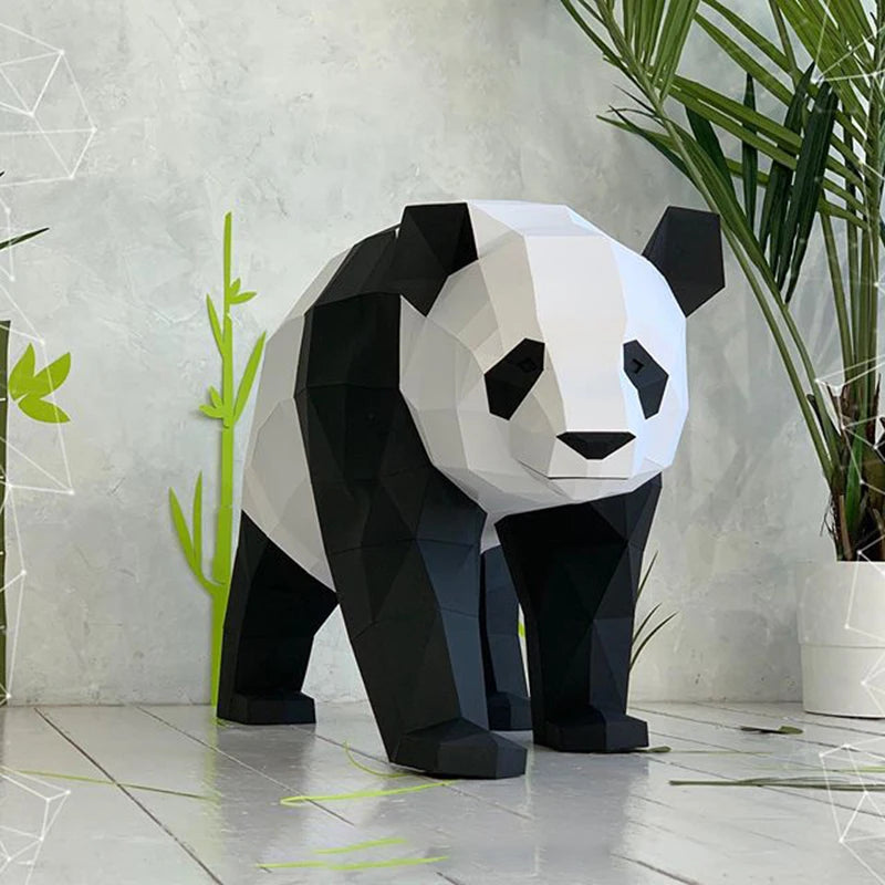 DIY 3D Paper Papercraft Kit – UrbanFolds Papercraft Kit – DIY papercraft kit, angle view