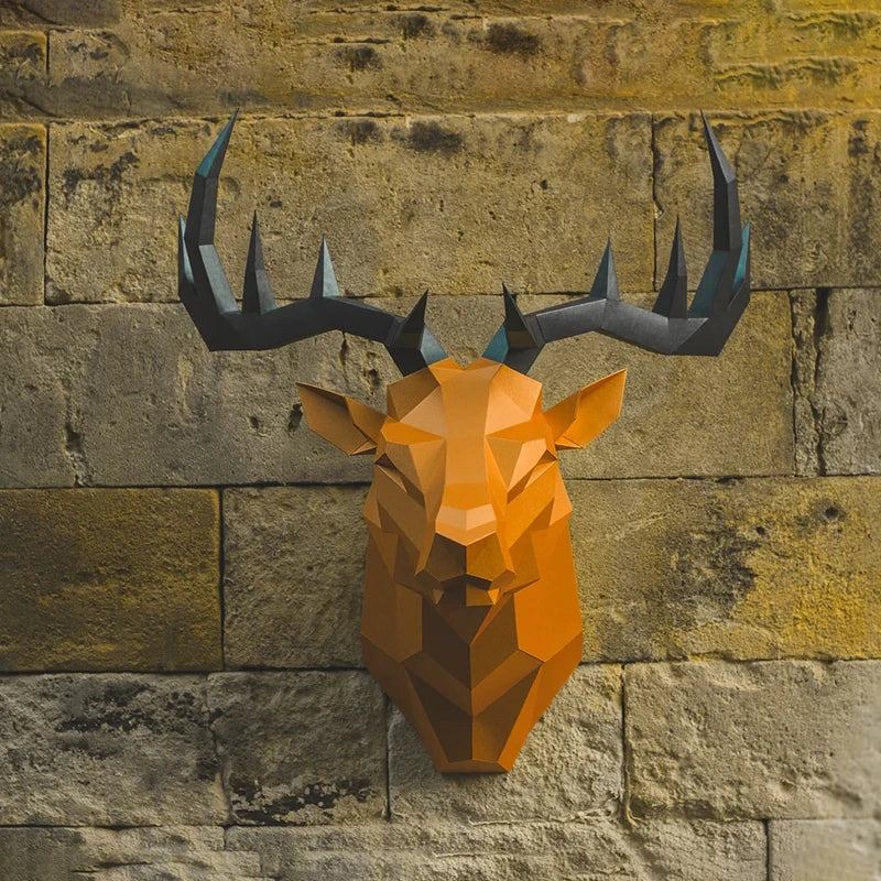 DIY 3D Paper Papercraft Kit – UrbanFolds Papercraft Kit – DIY papercraft kit, in use