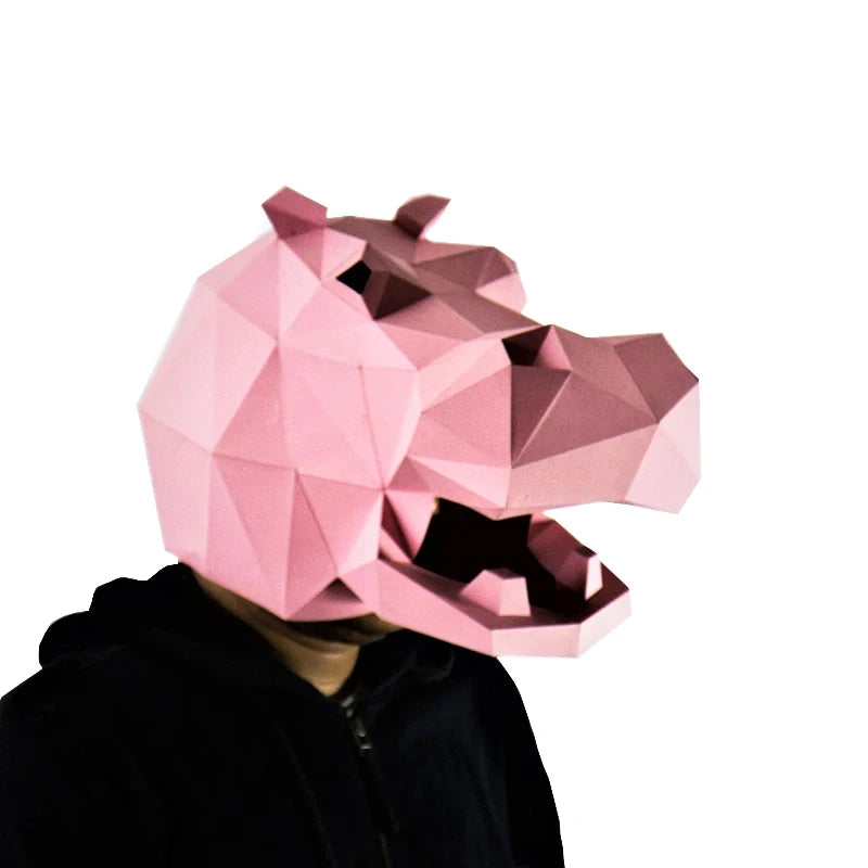 DIY 3D Paper Papercraft Kit – UrbanFolds Papercraft Kit – DIY papercraft kit, front view