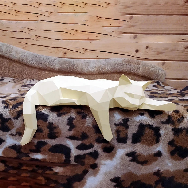 DIY 3D Paper Papercraft Kit – UrbanFolds Papercraft Kit – DIY papercraft kit, front view