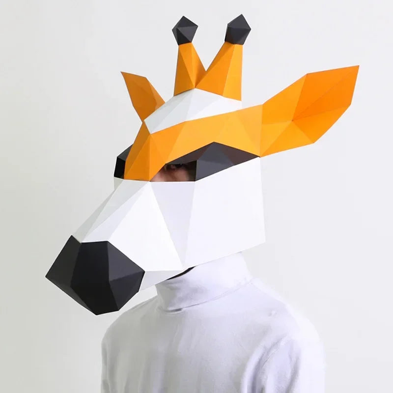 DIY 3D Paper Papercraft Kit – UrbanFolds Papercraft Kit – DIY papercraft kit, front view