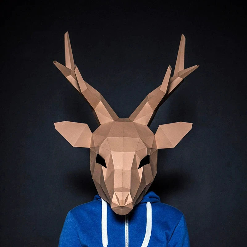 DIY 3D Paper Papercraft Kit – UrbanFolds Papercraft Kit – DIY papercraft kit, front view