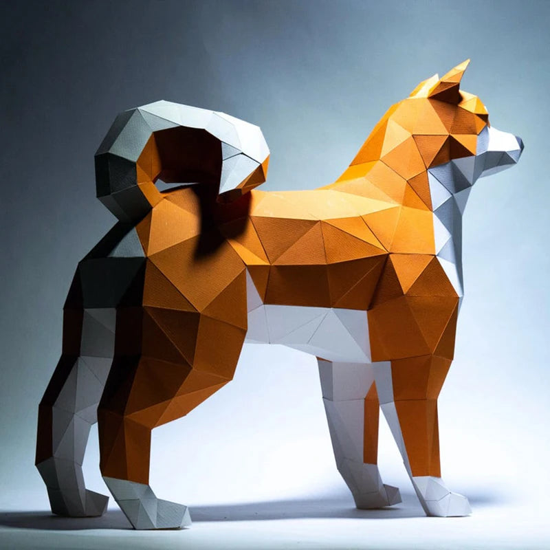 DIY 3D Paper Papercraft Kit – UrbanFolds Papercraft Kit – DIY papercraft kit, detail
