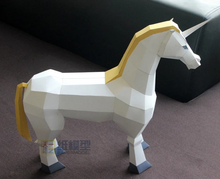 DIY 3D Paper Papercraft Kit – UrbanFolds Papercraft Kit – DIY papercraft kit, in use