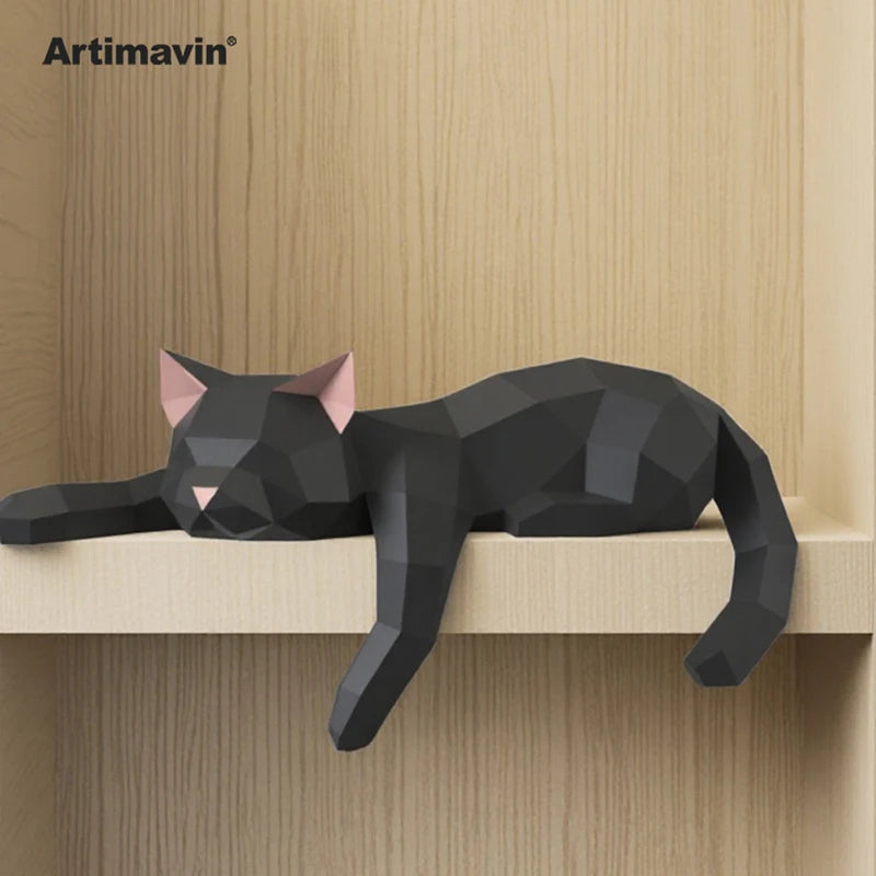 DIY 3D Paper Papercraft Kit – UrbanFolds Papercraft Kit – DIY papercraft kit, front view