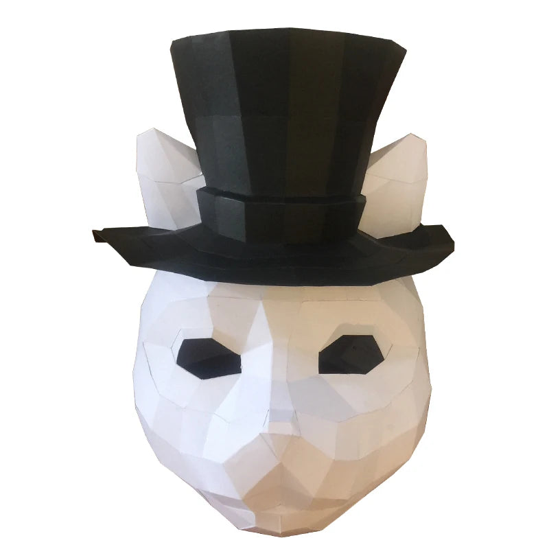 DIY 3D Paper Papercraft Kit – UrbanFolds Papercraft Kit – DIY papercraft kit, front view