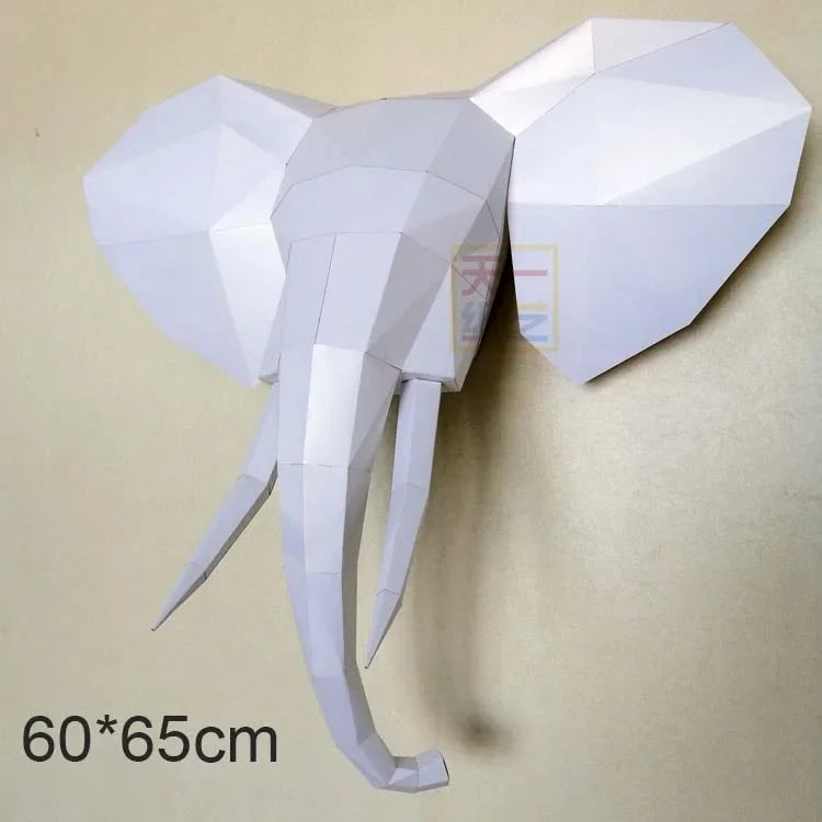 DIY 3D Paper Papercraft Kit – UrbanFolds Papercraft Kit – DIY papercraft kit, front view