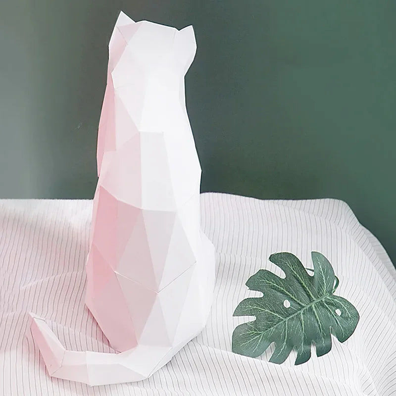 DIY 3D Paper Papercraft Kit – UrbanFolds Papercraft Kit – DIY papercraft kit, in use