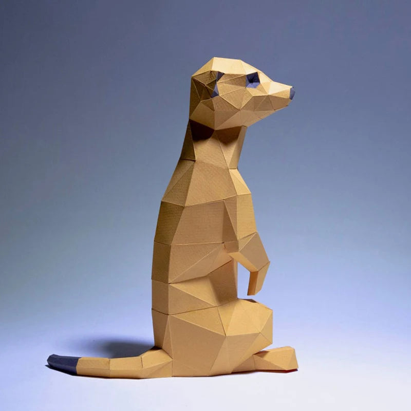DIY 3D Paper Papercraft Kit – UrbanFolds Papercraft Kit – DIY papercraft kit, package contents
