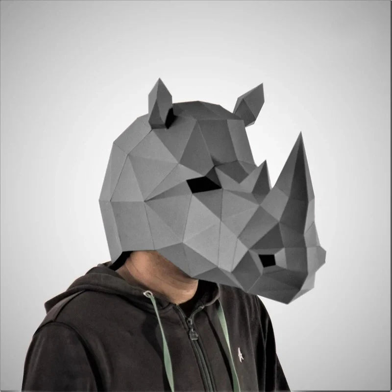 DIY 3D Paper Papercraft Kit – UrbanFolds Papercraft Kit – DIY papercraft kit, front view