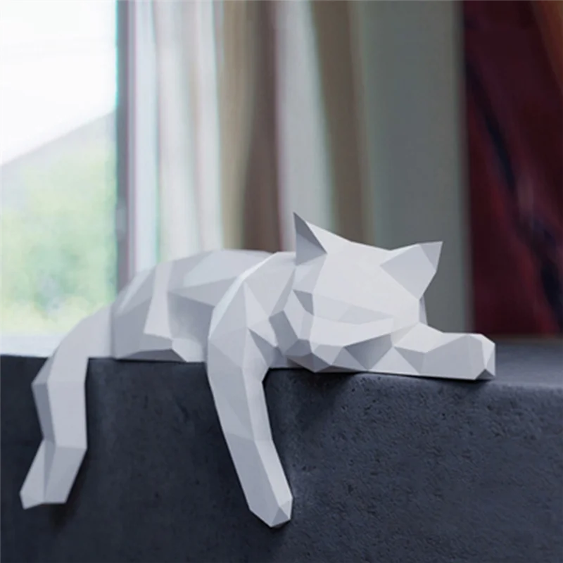 DIY 3D Paper Papercraft Kit – UrbanFolds Papercraft Kit – DIY papercraft kit, in use