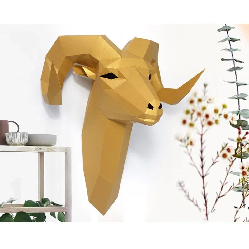 DIY 3D Paper Papercraft Kit – UrbanFolds Papercraft Kit – DIY papercraft kit, in use