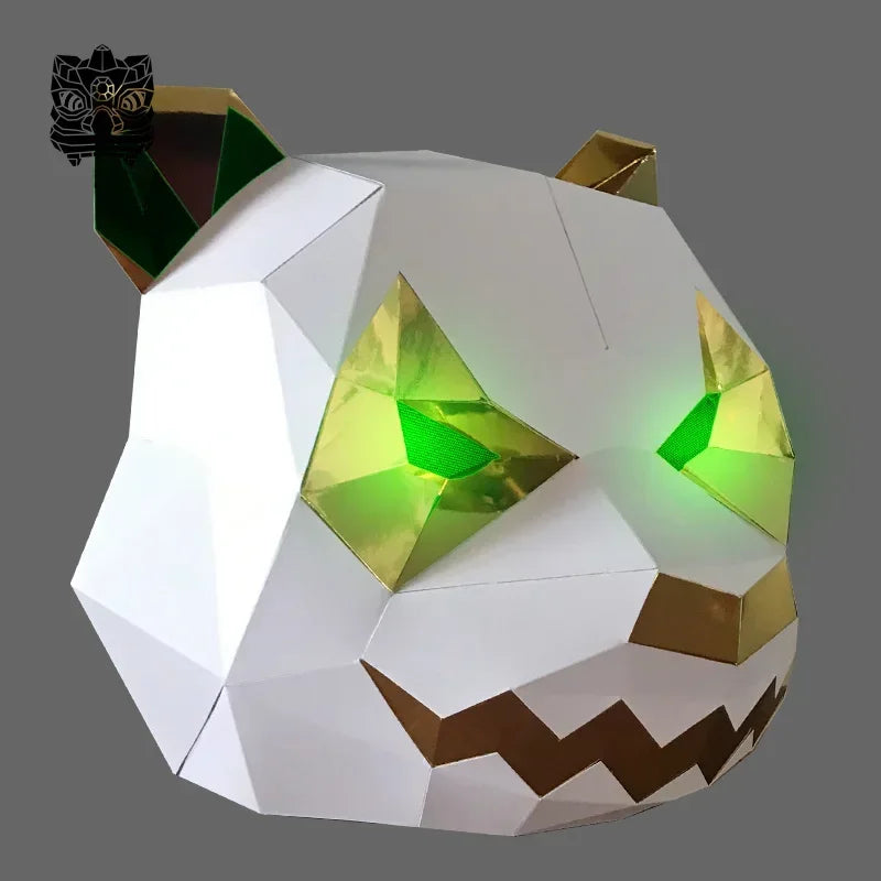 DIY 3D Paper Papercraft Kit – UrbanFolds Papercraft Kit – DIY papercraft kit, front view