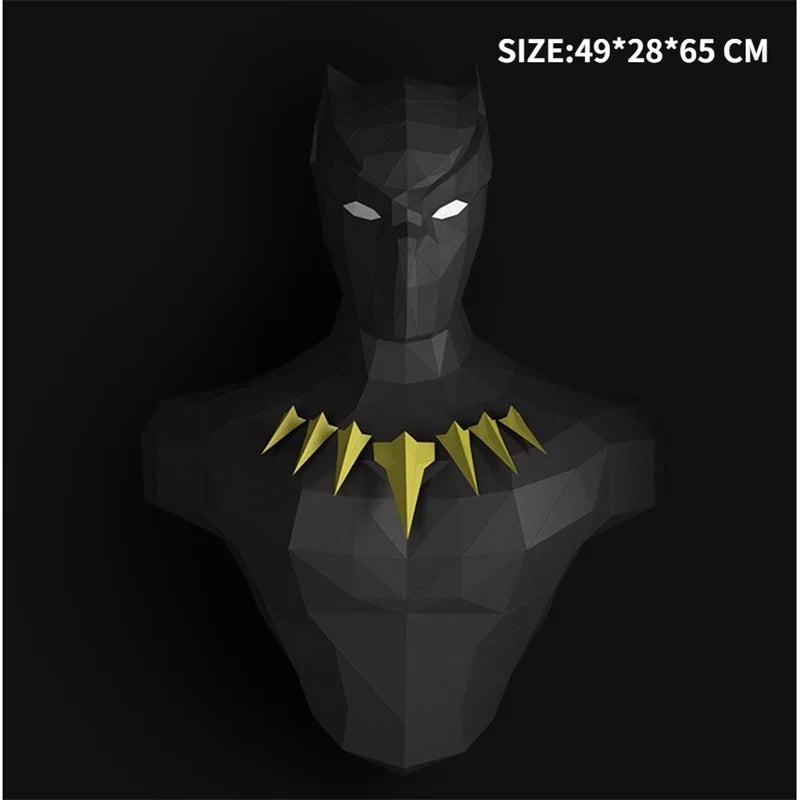 DIY 3D Paper Papercraft Kit – UrbanFolds Papercraft Kit – DIY papercraft kit, front view