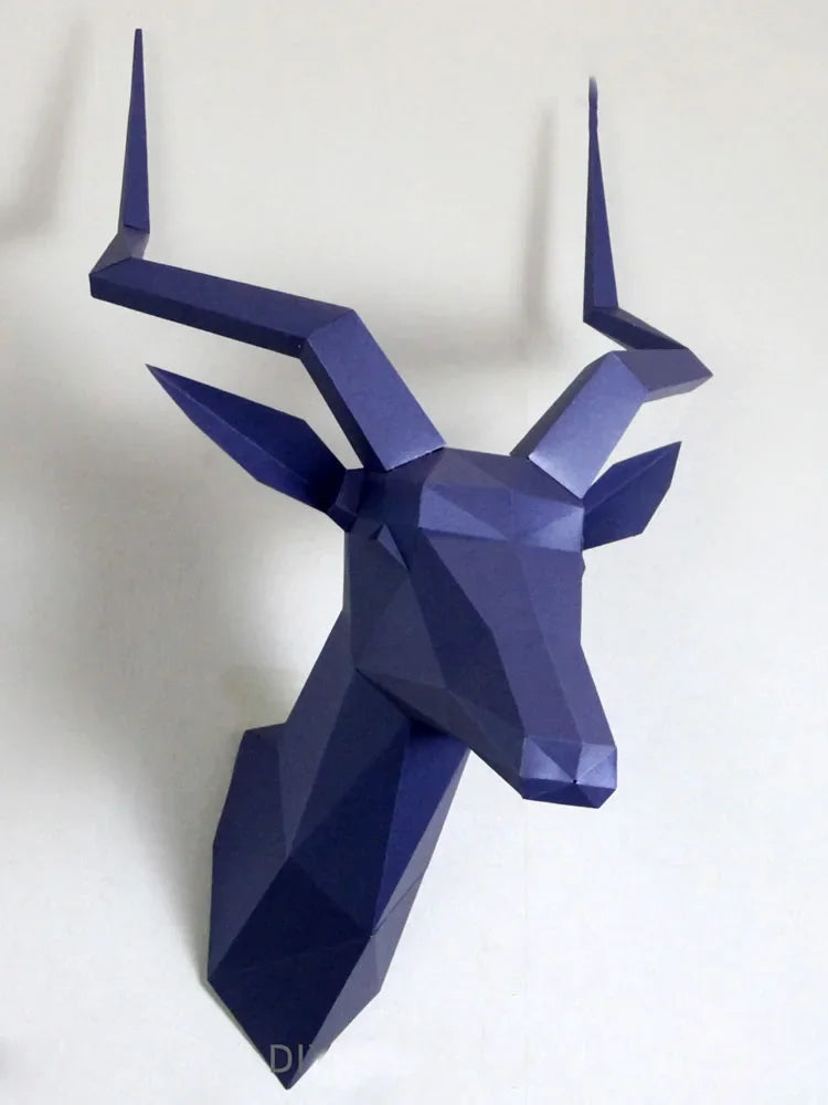 DIY 3D Paper Papercraft Kit – UrbanFolds Papercraft Kit – DIY papercraft kit, front view