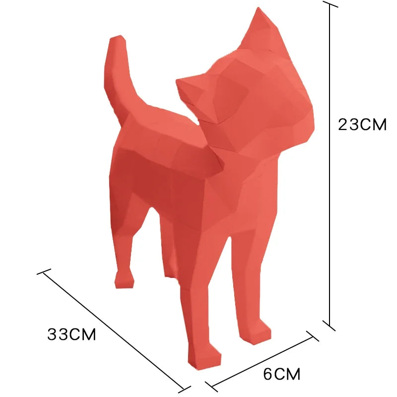 DIY 3D Paper Papercraft Kit – UrbanFolds Papercraft Kit – DIY papercraft kit, front view