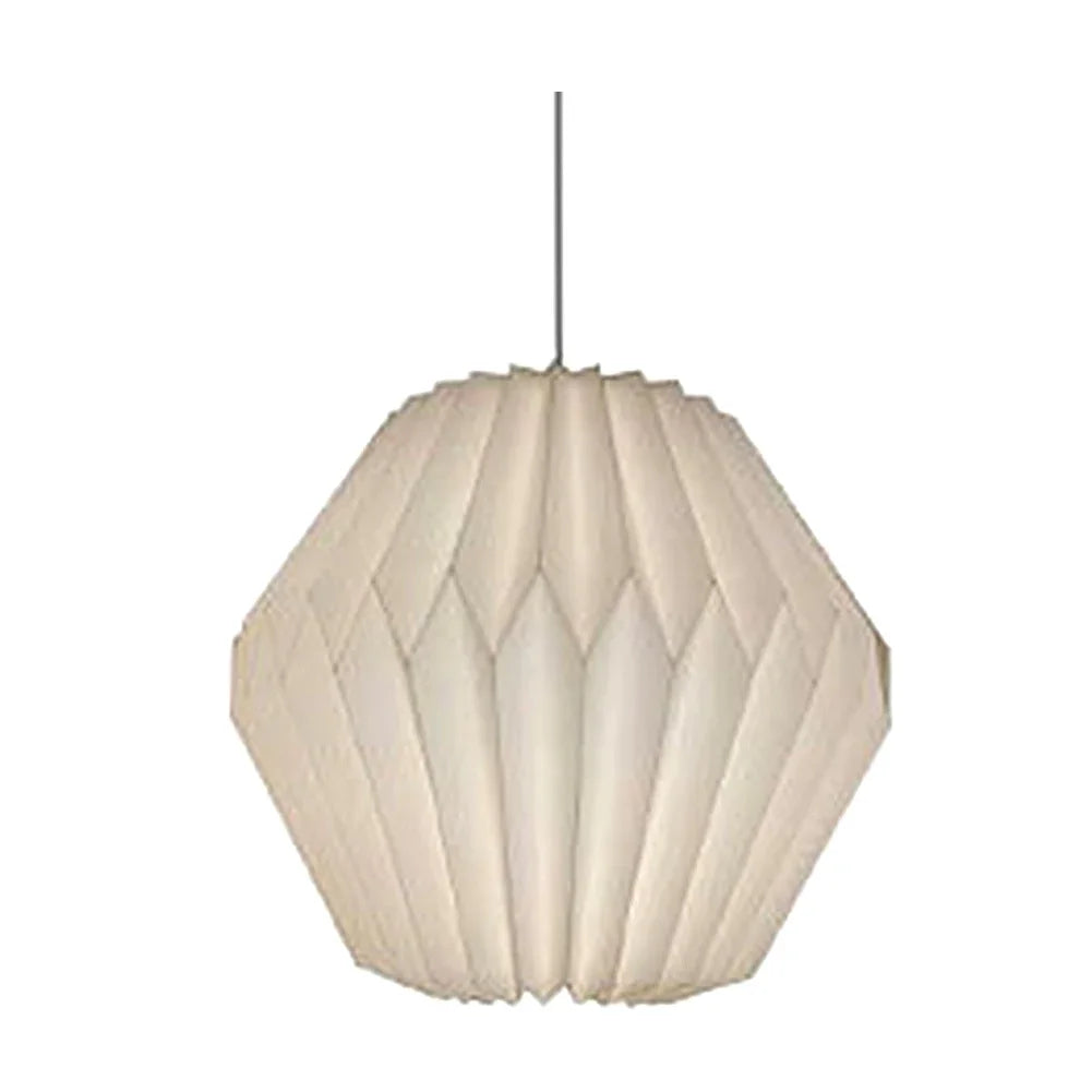 Paper Lantern Shade Nordic Style Folding Pendant Light Shade Creative Decorative Light Cover for Living Room Decor
