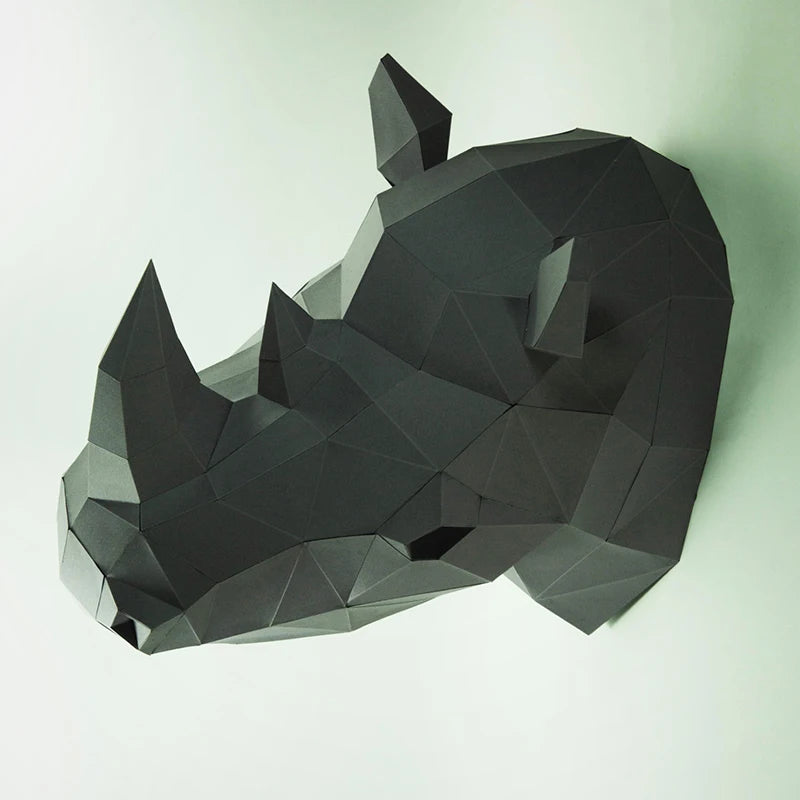 DIY 3D Paper Papercraft Kit – UrbanFolds Papercraft Kit – DIY papercraft kit, angle view