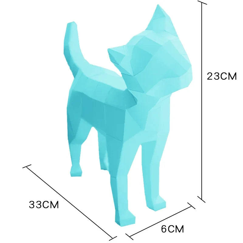 DIY 3D Paper Papercraft Kit – UrbanFolds Papercraft Kit – DIY papercraft kit, front view