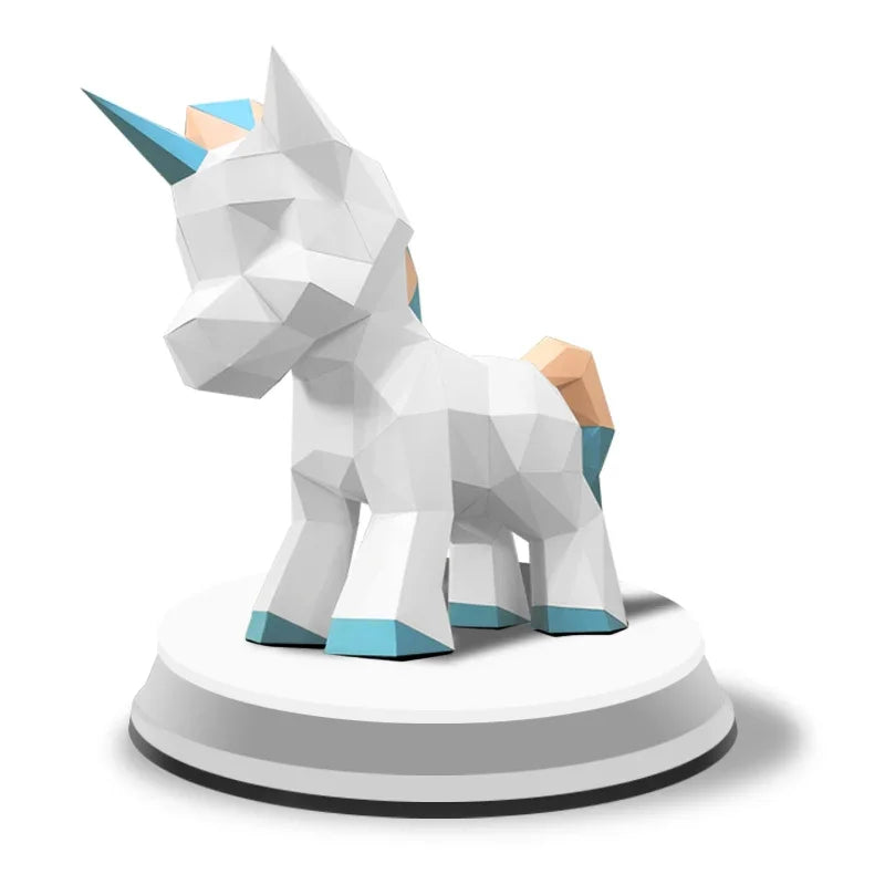 DIY 3D Paper Papercraft Kit – UrbanFolds Papercraft Kit – DIY papercraft kit, in use