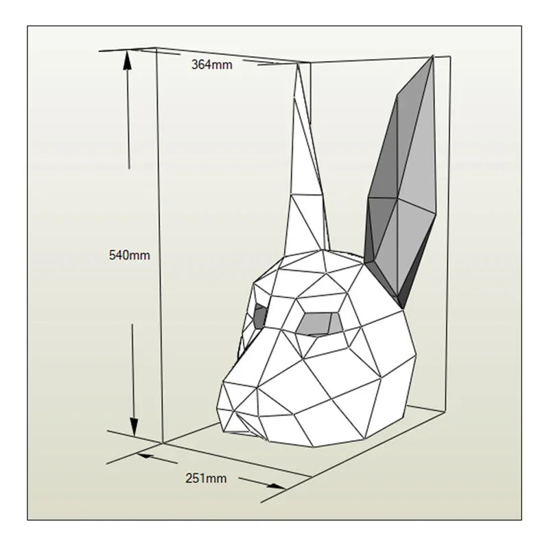 DIY 3D Paper Papercraft Kit – UrbanFolds Papercraft Kit – DIY papercraft kit, package contents