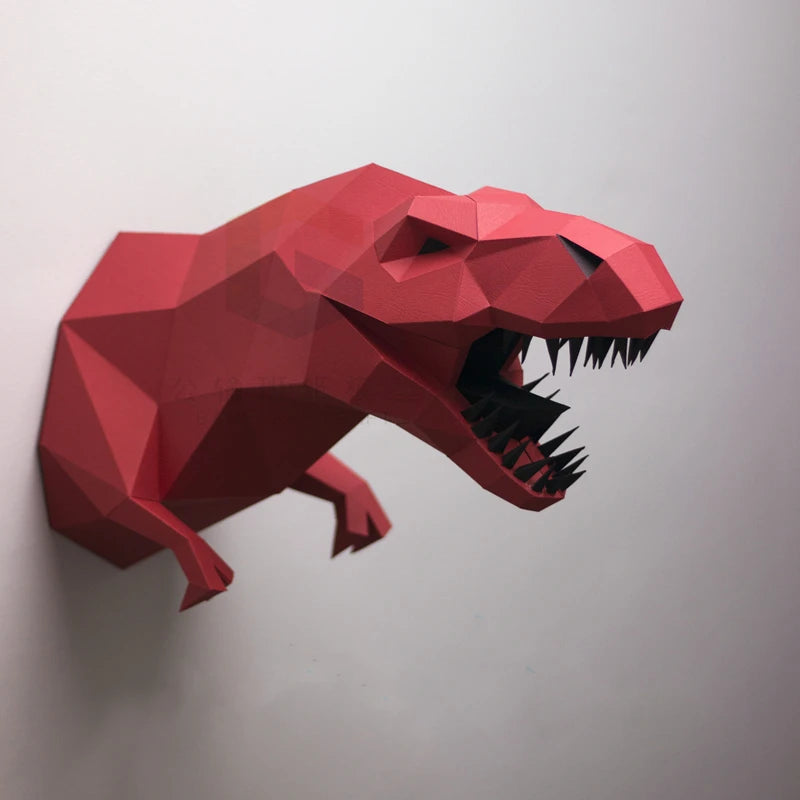 DIY 3D Paper Papercraft Kit – UrbanFolds Papercraft Kit – DIY papercraft kit, angle view
