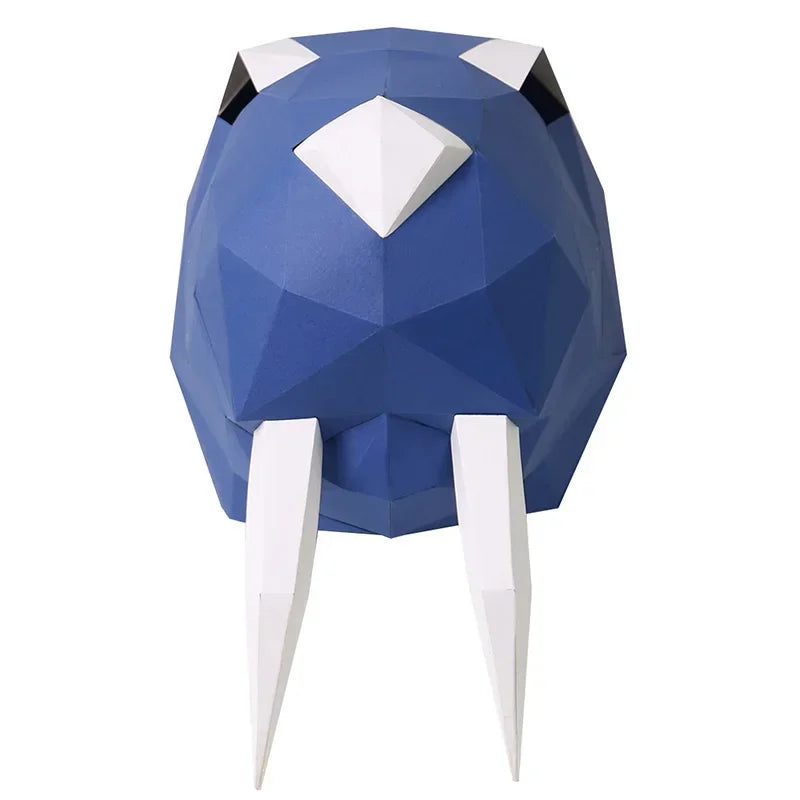 DIY 3D Paper Papercraft Kit – UrbanFolds Papercraft Kit – DIY papercraft kit, front view