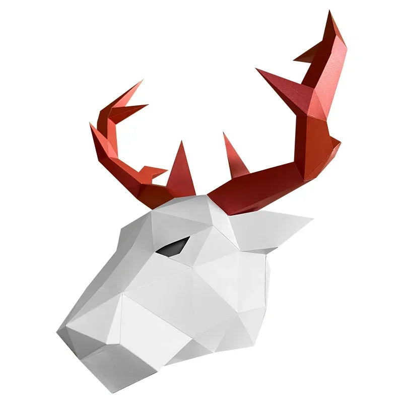 DIY 3D Paper Papercraft Kit – UrbanFolds Papercraft Kit – DIY papercraft kit, front view