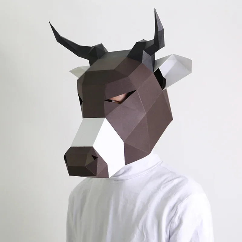 DIY 3D Paper Papercraft Kit – UrbanFolds Papercraft Kit – DIY papercraft kit, front view