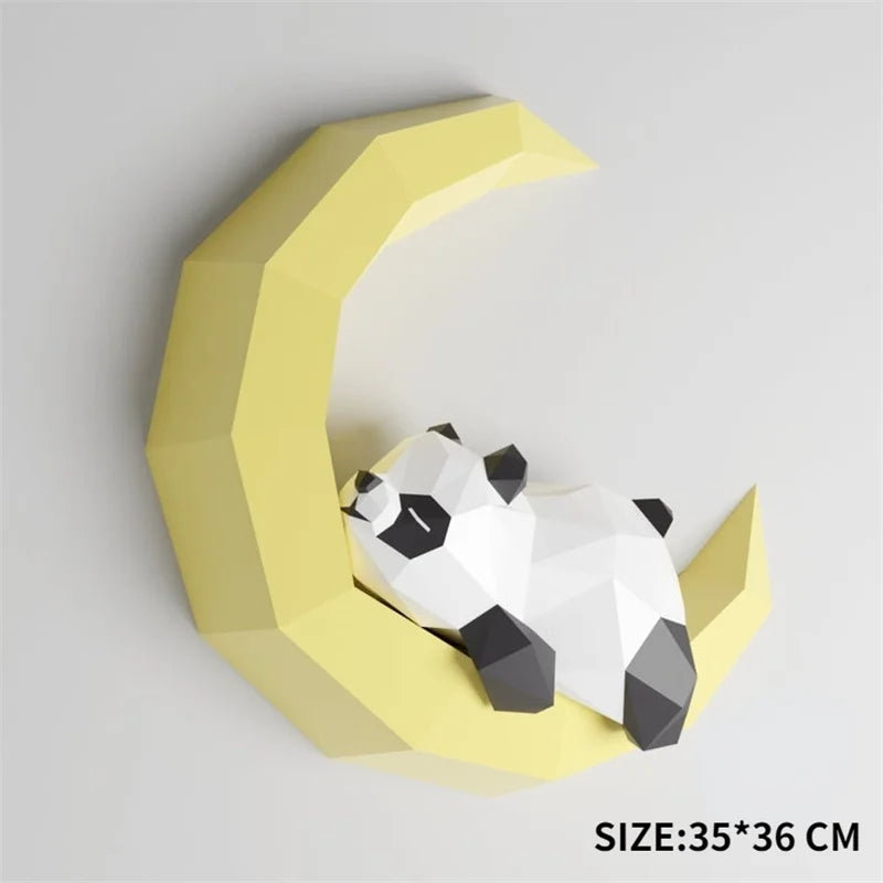 DIY 3D Paper Papercraft Kit – UrbanFolds Papercraft Kit – DIY papercraft kit, front view