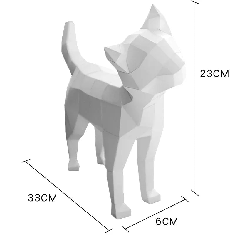 DIY 3D Paper Papercraft Kit – UrbanFolds Papercraft Kit – DIY papercraft kit, front view