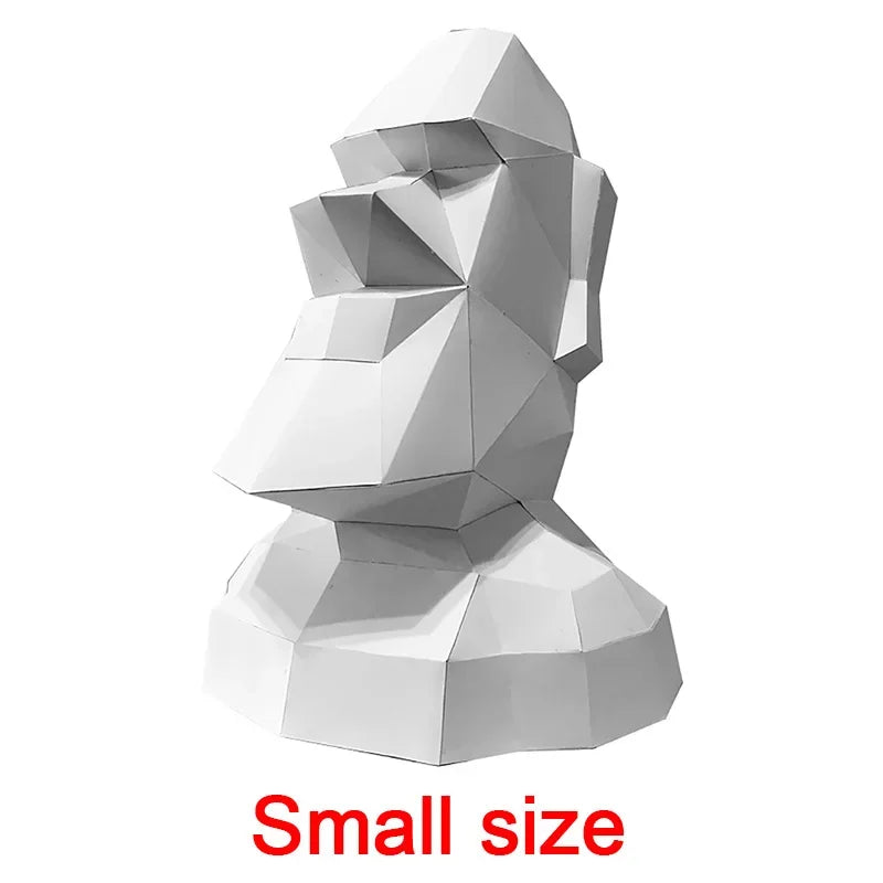 DIY 3D Paper Papercraft Kit – UrbanFolds Papercraft Kit – DIY papercraft kit, front view