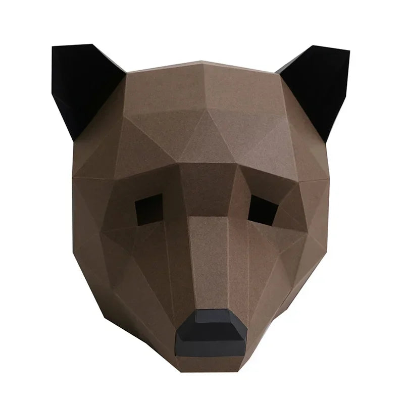 DIY 3D Paper Papercraft Kit – UrbanFolds Papercraft Kit – DIY papercraft kit, front view