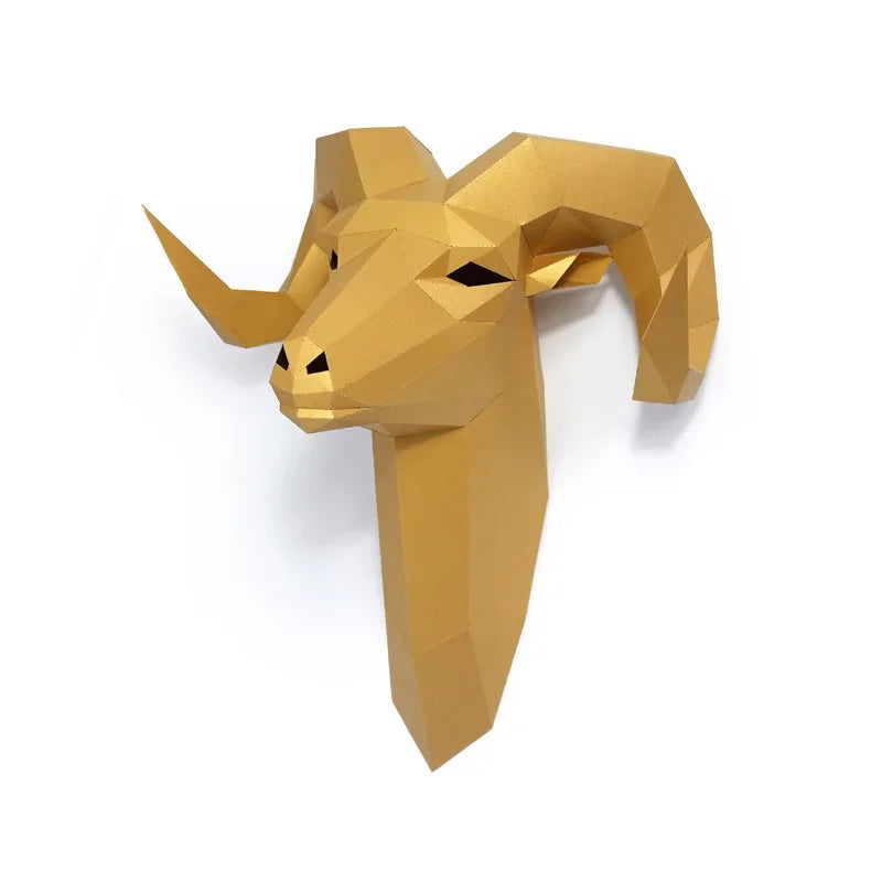 DIY 3D Paper Papercraft Kit – UrbanFolds Papercraft Kit – DIY papercraft kit, front view