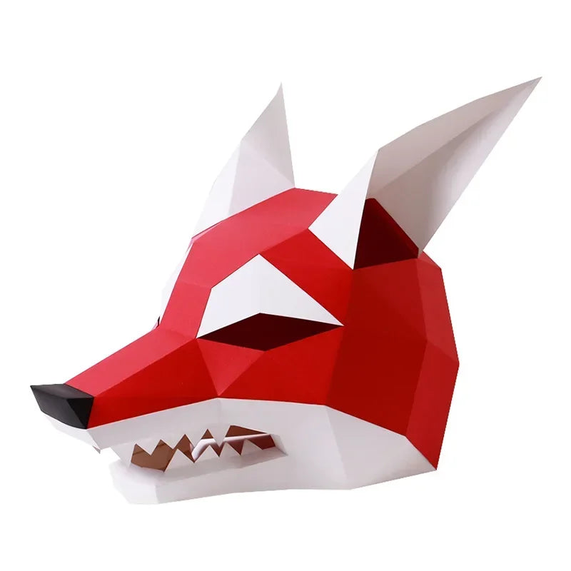 DIY 3D Paper Papercraft Kit – UrbanFolds Papercraft Kit – DIY papercraft kit, front view