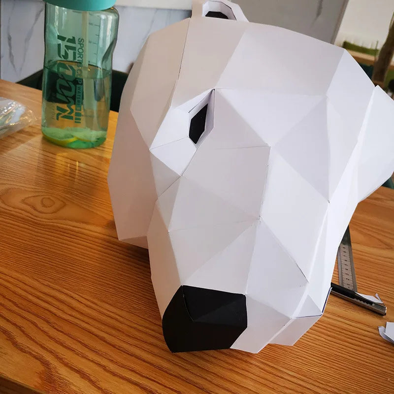 DIY 3D Paper Papercraft Kit – UrbanFolds Papercraft Kit – DIY papercraft kit, front view